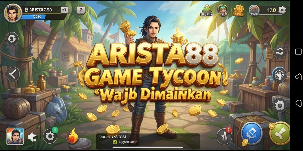 Tampilan menarik dari gameplay Tycoon ARISTA88 yang penuh strategi.