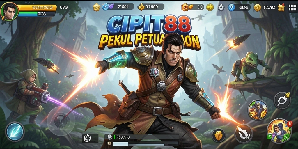 Tampilan gameplay seru dari CIPIT88 yang penuh aksi.