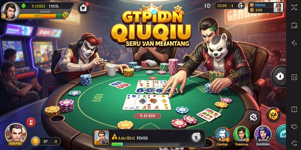 Screenshot GTPIDN menampilkan aksi seru bermain QiuQiu.