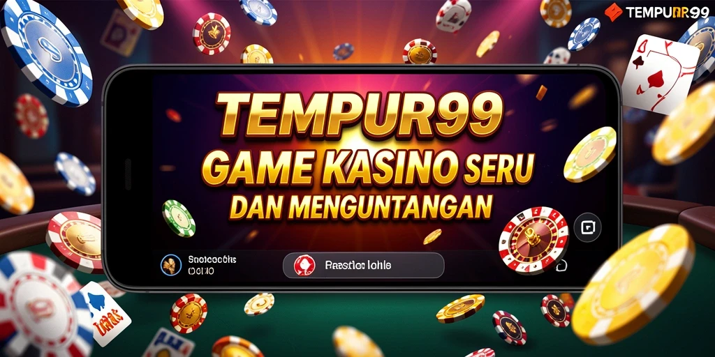 Screenshot TEMPUR99 menampilkan gameplay Kasino yang mendebarkan.