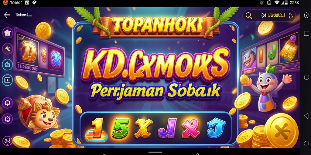 Tampilan gameplay Slot yang menarik di TOPANHOKI.